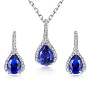 Linda's Jewelry Zvýhodnená sada šperkov Rýdzi Modrá Ag 925/1000 IS081