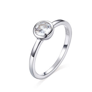 Linda's Jewelry Strieborný prsteň Shiny Pure Effect Ag 925/1000 IPR044-8 Veľkosť: 52