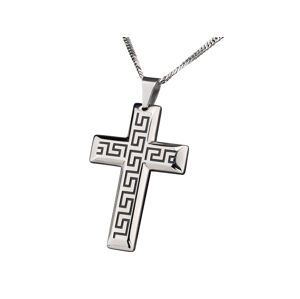 Linda's Jewelry Náhrdelník kríž Antique Cross chirurgická oceľ INH061-70 Dĺžka: 60 cm
