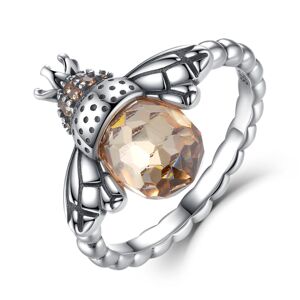Linda's Jewelry Strieborný prsteň Včelí Kráľovná Ag 925/1000 IPR070-9-5 Veľkosť: 58