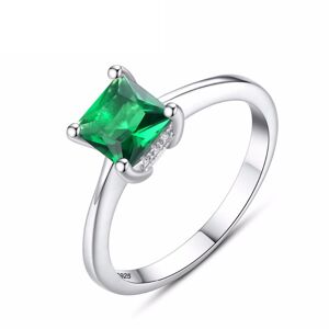 Linda's Jewelry Strieborný prsteň Zelený Esmara Ag 925/1000 IPR100-9 Veľkosť: 60