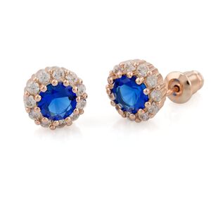 Linda's Jewelry Náušnice bižutéria Classic Blue IN018