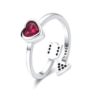 Linda's Jewelry Strieborný prsteň Šíp lásky IPR104-UNI Veľkosť: Univerzální